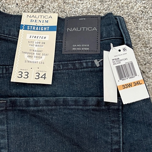Nautica Mid to Hire Rise 33x34 Jeans Denim - Picture 12 of 14